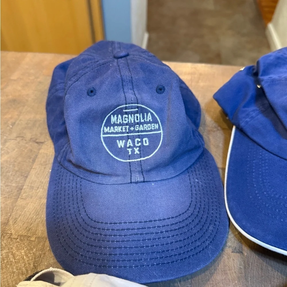 Golf Hat Lot Titleist Beige Cap Imperial Blue P.E Nation Port Authority Caps